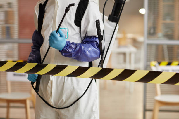 Professional Hoarding Cleanup technician working in Bowler, WI